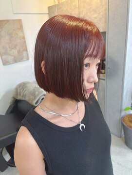 ソジ(soji) 切りっぱなしの艶々ボブ
