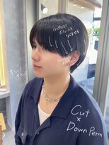 ミリバイアフロート(MIRI by AFLOAT) 【二瓶菜月】韓国風シースルーマッシュダウンパーマ