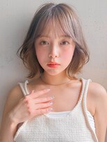 リヤン 表参道(lyann)&nbsp;小顔カットイメチェンこなれヘアモテ髪夏ミルクブラウン美髪