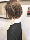 【ボブ×外ハネ】