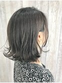 アディクシーカラー×グレージュカラー×外ハネボブ