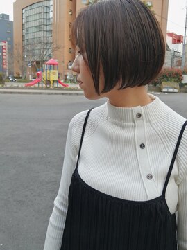 ブルー(BLUE) #BLUE ナチュラルミニボブ