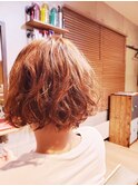 くっきりカールボブスタイル