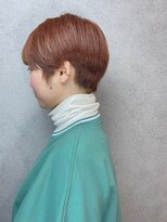 ヘアサロンエム 渋谷店(HAIR SALON M)&nbsp;おもめマッシュには明るめオレンジで春スタイルにチェンジ☆