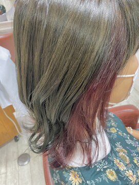 ビードロ 吉祥寺店(vi dro) 【お客様スタイル】ピンクラベンダー×インナーカラー