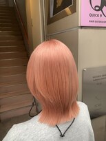 アオゾラヘアーナ ミキザカ アンド パレード(AOZORA HAIR namikizaka＆parade) シャーベットオレンジ×切りっぱなしウルフ