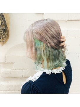 ブーミー(Bor mee) 【Bormee】オリージュ×グレージュのインナーカラー∬