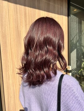 ユッカ エコル 塚口(YUCCA ekolu) 【ekolu 川畑】カシスピンク/チェリーピンク/艶カラー/秋冬◎