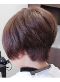 前下がりショートボブ