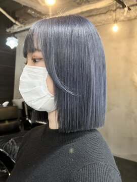 キラ 原宿(KILLA) 切りっぱなしボブ/タッセルボブ/ハイトーンボブ/ブロンド/原宿