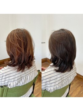 デュアル(dual) 50代／悩み解決☆ミディアムヘア　静岡市／葵区