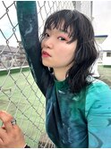 レイヤーミディアム×ニュアンスウェーブパーマ