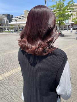 コワファースト 大分(COIFF1RST) 艶髪!ピンクバイオレットカラー