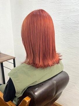 モテナ アット ベッピン(motenas at Beppin s) 艶髪サーモンピンク☆