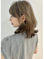 ガーデン オオタカノモリ(garden otakanomori)&nbsp;インナーグレージュ×小顔前髪×くびれレイヤー×艶髪ミディa