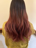 ハナモリ テララ(hanamori terara) hanamori★多田羅 ピンクグラデーションカラー【高松美容室】