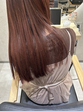 ジーナ 福岡天神(Zina) 《福岡天神》髪質改善×ピンクカラー