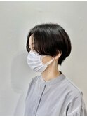 ハンサムショート×ニュアンスパーマ