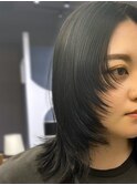 大人美人くびれヘア艶感結べるボブうる艶髪レイヤーカット