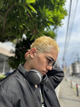 メリケンバーバーショップ フクオカ(MERICAN BARBERSHOP FUK) イージーパンク　スパイキーショートフェード