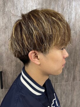 ミック ヘアアンドメイク アップ 駒込店(miq Hair&Make up) レイヤーマッシュ×ハイライト