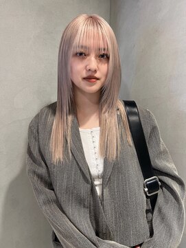 ペレ 梅田(PELE) 前髪/アンブレラカラー/こなれミディ/イメチェン/ウェーブパーマ