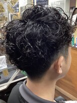 コダマ 新大塚店(KODAMA)&nbsp;ツーブロックパーマスタイル（ベリーショート）新大塚/床屋