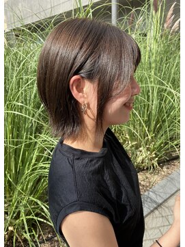 カイノ イオンモール橿原店(KAINO) ボブ/大人可愛い/切りっぱなし/耳かけボブ