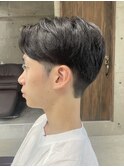 ハイトーンカラー/マッシュパーマ/アースカラー/men's/