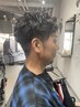 【新規】メンズ限定☆カット＋パーマ＋眉カット