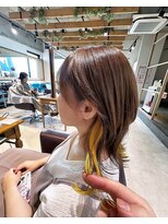 トゥルース 獨協大学前店(Hair&Make TRUTH) イエローインナーカラー