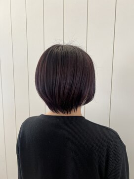 アドラーブル 万代店 (adorable) 大人可愛い丸みボブピンクラベンダーベージュ