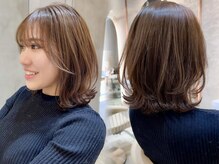 小顔効果や女性らしさを最大限に発揮するレイヤーカット☆軽やかなレイヤースタイルで動きを。錦糸町/韓国