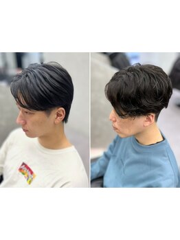 【心斎橋/堀江】スタイリングが楽になるメンズパーマが得意◎しっかりウェーブからラフカールまでお任せ！