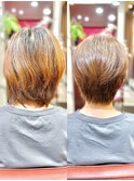 20代　30代  40代　50代　縮毛矯正　白髪染め　ショートボブ