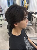 ナチュラルパーマ  毛流れカット  韓国風ヘア