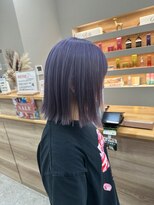 シカ 神戸三宮元町店(Cica)&nbsp;ラベンダー　ブリーチ　ダブルカラー　綺麗な色落ち　三宮