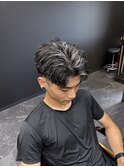 ホワイトメッシュカラー