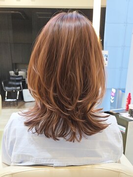 ウィル あべの店(WiLL) イメチェンミディアムウルフナチュラルボブ30代40代50代田嶋ZZ