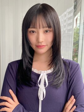 エトラ 渋谷店(etora) 小顔前髪 レイヤーカット デザインカラー フェイスフレーミング"