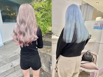 テクライズ 豊橋店(TECHRISE)の写真/【東京に姉妹店をもつカラースペシャリストが集結】他店を圧倒するインナーカラーやブリーチカラーが得意☆