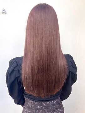 ブルー(BLUE) イメチェン/ホワイトブロンド/外ハネボブ/美髪/仙台