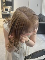 ノエル 池袋店(noel)&nbsp;【noel】manami×ブリーチなし　ミルクティーベージュ