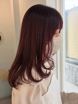 アエル(AELU) ミディアムヘア/ピンクカラー