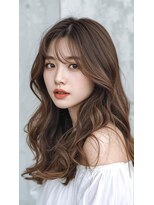 TMJ&nbsp;熊本/韓国ロング×コテ巻きパーマ×髪質改善カラー