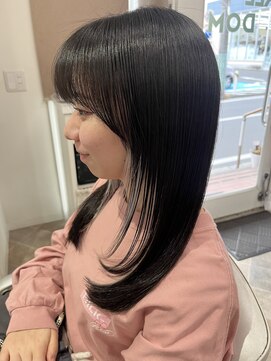 フリーダム(FREE-DOM) インナーカラー+髪質改善水素トリートメント+艶アッシュ