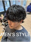 《　メンズ　》波巻きパーマ