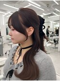 韓国スタイル/ナチュラルくびれへア_くびれ巻き_レイヤーカット