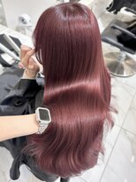 ランテルディ 渋谷(LANTERDIT)&nbsp;【LANTERDIT  Risa】チェリーレッド レイヤー 前髪カット 20代