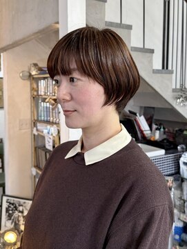 プライベートサロン キッテ(private salon kitte.) マッシュベースなショートボブ